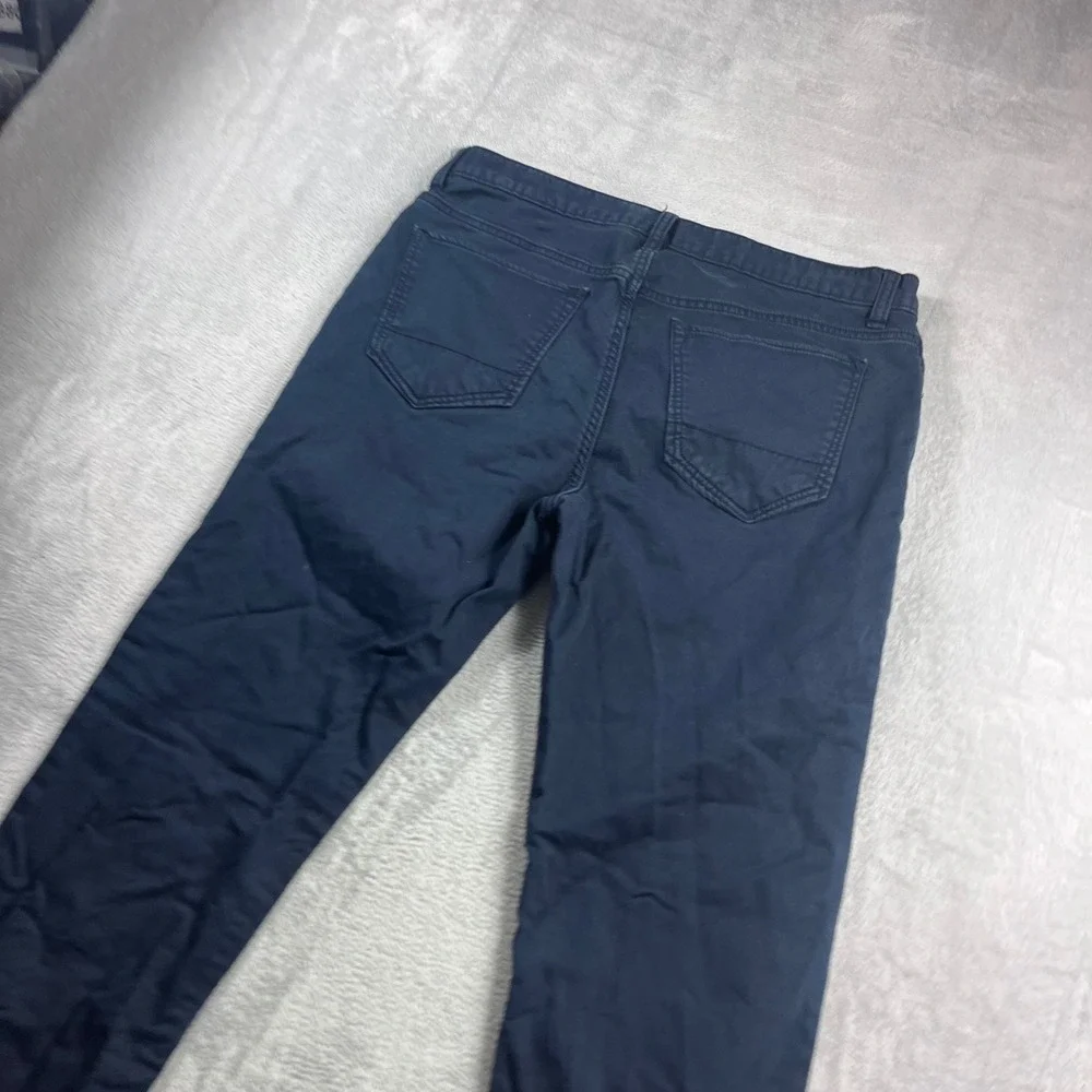 Banana Republic Travel Jean Mens 34x32 Slim Fit Navy Blue Stretch Pants